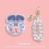 For Huawei FreeClip Case Cute Pearl Bracelet Pendant Huawei FreeClip Transparent Soft Case Cartoon D