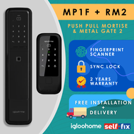 igloohome Bundle - Digital Door &amp; Gate Lock RM2+ MP1F (FREE Delivery + Installation) 2 Years Warranty
