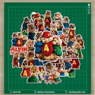 HOT 50 PCS STICKERS Alvin & The Chipmunk Cartoon Stickers Fashion Cars Decal Cool Card Album Custom 