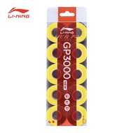 LI-NING GP3000 New Overgrip 10pcs In 1BOX Packed 100%ORIGINAL for BadmintonSquash or Tennis LINING G
