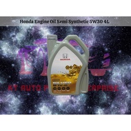 NEW PACKAGING  ORIGINAL HONDA GENUINE SEMI SYNTHETIC 5W30 ENGINE OIL (4L) + OIL FILTER 5W30 MINYAK H