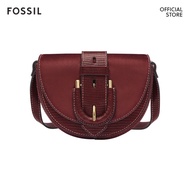 Fossil Women's Harwell Crossbody Bag  ( ZB1939243 ) - Maroon Leather