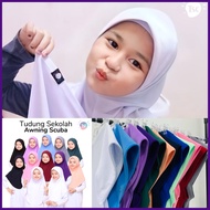 ORIGINAL Tudung Sekolah Awning SCUBA TudungSiComel Premium Lycra