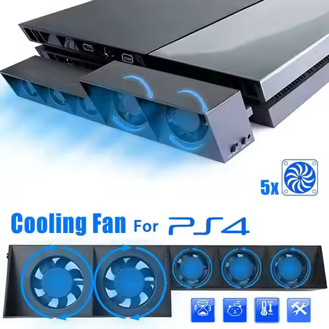 Base Fan Stand For Sony PS4 Pro Slim Game Console Play Station Playstation PS 4 Cooling Support Cool