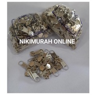 NICKEL IRON 5 GEAR ZIPPER HEAD