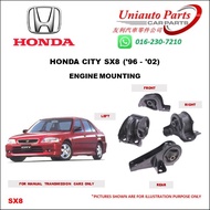 HONDA CITY SX8 ('96 - '02) D15B MANUAL TRANSMISSION ENGINE + GEARBOX MOUNTING (PER PIECE)