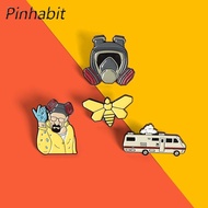 Pinhabit Hornets หน้ากากแก๊สช่วยทำให้เปล่งประกายพร้อมกับสเปรย์เคลือบยาเข็มกลัดรูปการ์ตูนที่กำหนดเอง