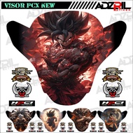 Winshield visor Sticker HONDA PCX 160 NEW DRAGON BALL Cool (037)/Winshield Sticker GOTEN Image/Winshield Sticker GOHAN Image/st