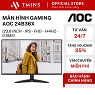 AOC 24B36X Gaming Monitor 23.8 inch IPS FHD 144Hz 0.5ms AOC Monitor Genuine product.