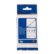BROTHER 台灣兄弟  HSe-241(18mm)白底黑字熱縮套管標籤帶