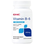 美國GNC 維他命 B6, 200毫克 100片