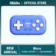 8BitDo Micro Bluetooth Controller Pocket-sized Mini gamepad for Switch, Android, and Raspberry Pi, S