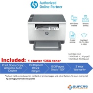 HP LaserJet MFP M236dw Printer (Print Scan Copy Wireless Auto Duplex)