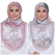 AISYAH EXCLUSIVE TUDUNG BAWAL COTTON PREMIUM BIDANG 45 PRINTED CORAK