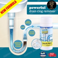 Effective Drain Remover Home Clean Pipeline Dredge Helper / Pencuci Lubang Paip Sink Tersumbat / bersih saliran air