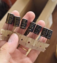 [ 100 con ] TỤ ELNA RFO II 50V 220UF  50V220UF  220UF50V  220UF 50V ( 10x16x55mm )