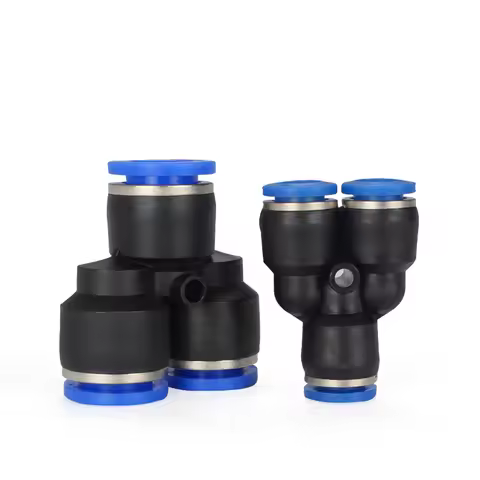 Pipe Fittings Plastic Pneumatic Connector Fitting Quick Push For Air Water Connecting PY PW Connect 