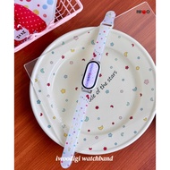 For xiaomi/mi band 10 nfc/Ceramic/mi band 9/mi band 8可爱tpu女生表带