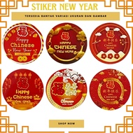 Sticker Fuk Imlek Kue Parcel