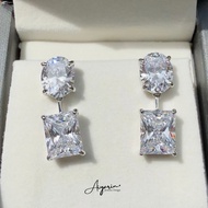 Custom-Made 925 Silver Bridal Earrings Rhodium Plated Decorated With Premium Grade Cz From Mr. Thana