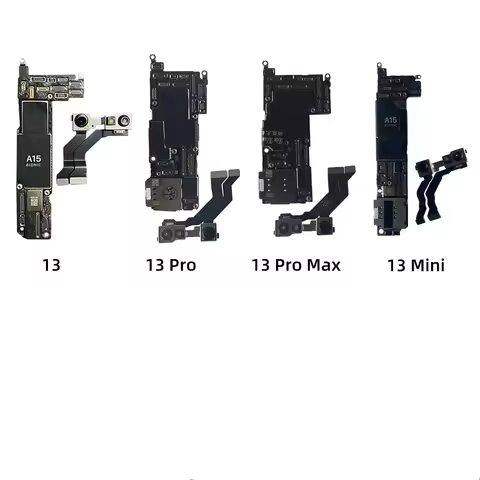 Original Unlocked for iPhone 13 Pro Max Motherboard with Face ID 64GB 128GB 256GB Logic Board for Mo