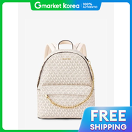Michael Kors | Retail 000 Won Slater Medium Logo Canvas Chain Backpack 35F5G04B2B2605