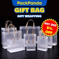 PackPanda Doorgift Bag Gift Bag Plastic Goodies Bag Wedding Plastic Transparent Plastic Beg Goodies