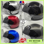 SGV CRUISER 2 VISOREX HELMET (half face helmet / helmet steng TOPI KELEDAR SEPARUH/SGV CRUSER2 HELME