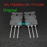 2 pcs TTA1943 TTC5200 TO-3PL A1943 C5200 Original high-power amplifier paired transistor