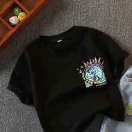 ALENA Bộ đồ mùa hè cho bé trai Quần áo trẻ em mới đẹp trai Tide Boys Net Red Funky Sport Tay áo ngắ