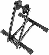 Parking Stand 2 Rods Insert Type, Portable Metal Cycle Parking Rack, Stable Dual Bar Bike Floor Stan