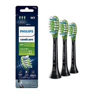 PHILIPS HX9063/96 Sonicare Electric Toothbrush Remover Brush Stain W3 Premium White Regular Black 3 brushes 9-month...