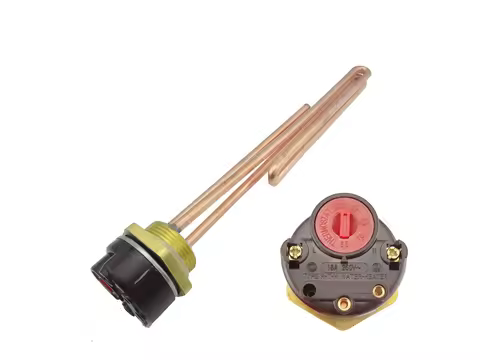 MISOL 1pcs of 1500W 220V 1.25" (BSP, DN32) Electrical Immersion Element Booster, with Thermostat, Im