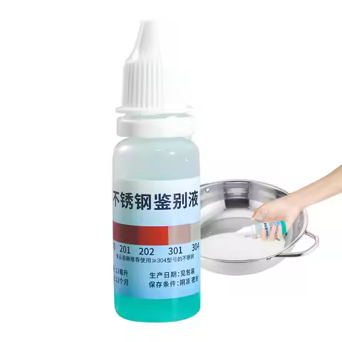 12ml Stainless Steel Testing Liquid 304/201/316 Stainless Steel Testing Liquid