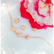 JR Trends Rose Gold Plated Epal Charm, Bracelet Charms, Pandora Beads, Charming Charms, DIY Bead