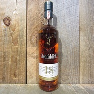 Glenfiddich 18 Years Old foreign glass wine bottle made in scotland