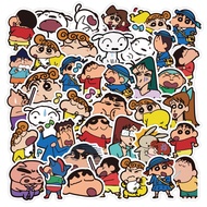 พร้อมส่ง60ชิ้น Crayon Shin-chan Shin chan Sticker small SIZE สติกเกอร์กันน้ำรูปแบบที่แตกต่างกัน
