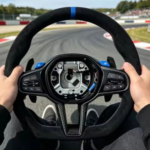 Suede M Sports CS Steering Wheel For BMW G30 G31 G32 X3 G01 X4 G02 G05 X5 M2 G87 M3 G80 M4 G82 G42 G