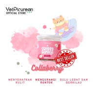 Vitamin Bulu Anjing Kucing Chubby Gummy Collaberry [Fish Collagen | Goji Berry | VCO]