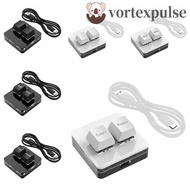 VORTEXPULSE Copy Paste Keypad, Acrylic Keypad Custom Mini 2 Key Keypad, Hot Swap Mini Illumination T