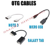 OTG Cables Note 3 Note 2 S4 S3 S2 Samsung Galaxy Tab Micro USB Android Phone Smartphone
