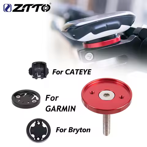 ZTTO MTB Road Bike Computer Holder stem top cap bicycle stopwatch GPS ultralight Mount For GARMIN Br