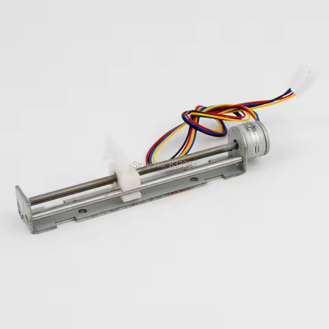 Dc 4-9v 500mA 2 Phase 4 Wire Drive Stepper Motor Screw with Nut Slider Step Angle 18 degree