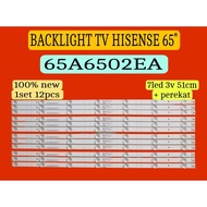 LED BACKLIGHT BL TV HISENSE 65 65A6502EA 65A6502