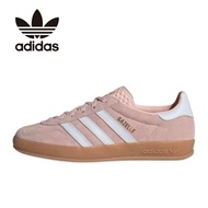 Adidas GAZELLE Pink White Sneakers Low Cut Indoor Women