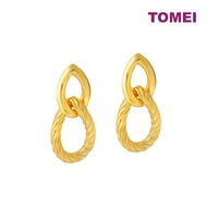 TOMEI Earrings, Yellow Gold 916