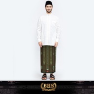 Sarung BHS Excellent Gold Motif E57 JGH Olive Muda 04