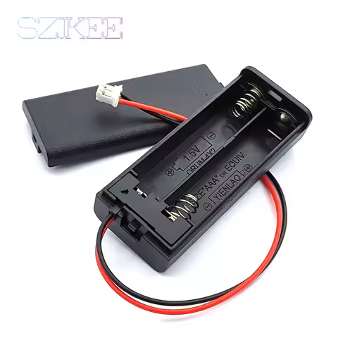 AAA Battery Box With PH2.0 Head AAA Case AAA Battery Holder With ON/OFF Switch With Cover 2 3 4 Slot