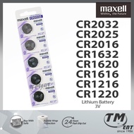 🇲🇾Maxell CR2032 CR2016 CR2025 CR1632 CR1620 CR1616 CR1216 CR1220 Genuine Japan 3V Battery G shock Casio Bateri Batteries