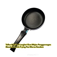 Teflon Mini Non-Stick 12cm Nonstick Frying Pan Random Color BR386